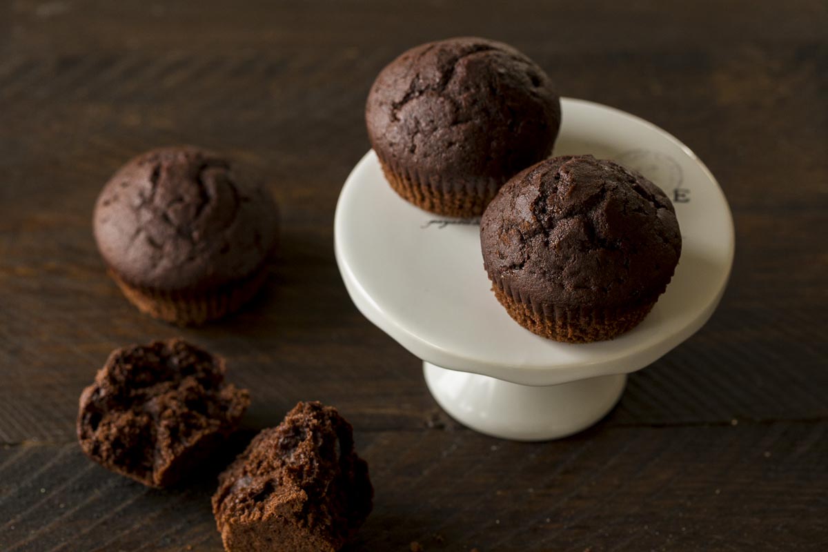 Schoko-Apfel-Muffins - Petit Appetit